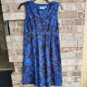 [Vera Wang] Blue Floral Dress